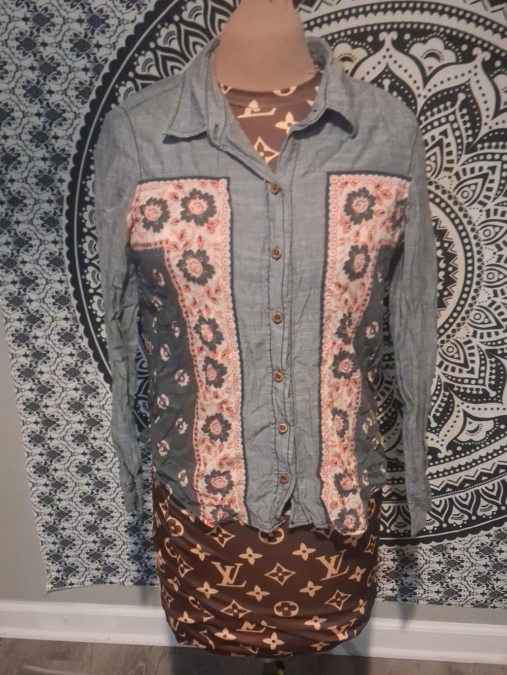 Free People Button Up